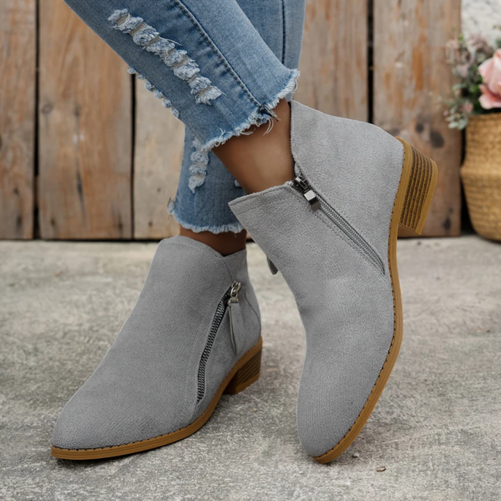 Kathleen | Elegant Comfortable Zipper Shoes
