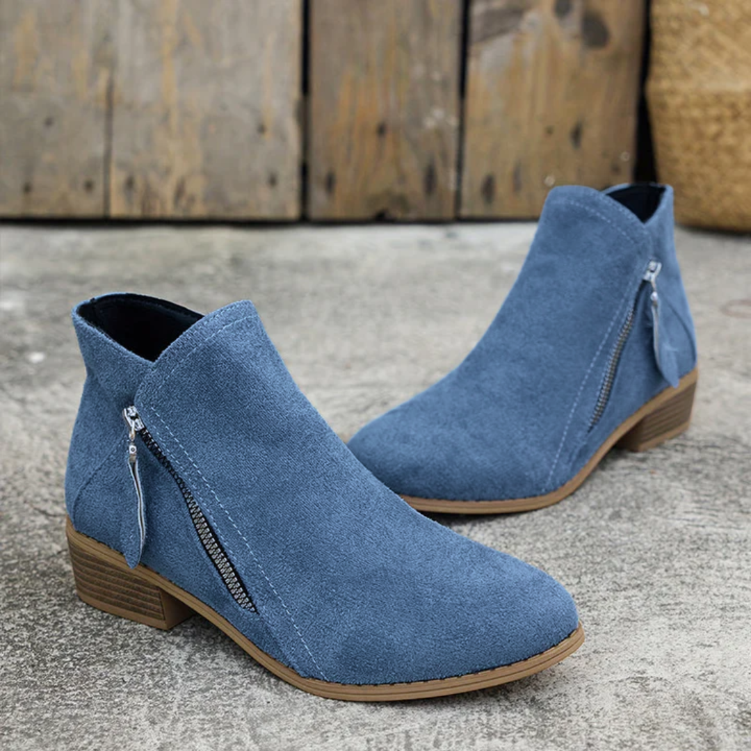 Kathleen | Elegant Comfortable Zipper Shoes