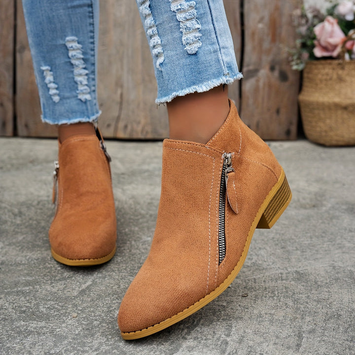 Kathleen | Elegant Comfortable Zipper Shoes