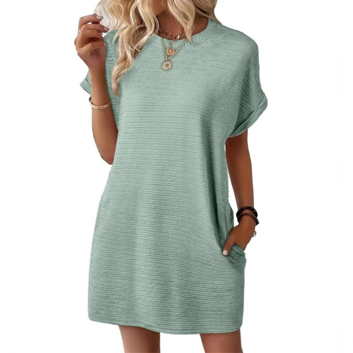 Elviaa - Elegant Mini Dress With Pocket
