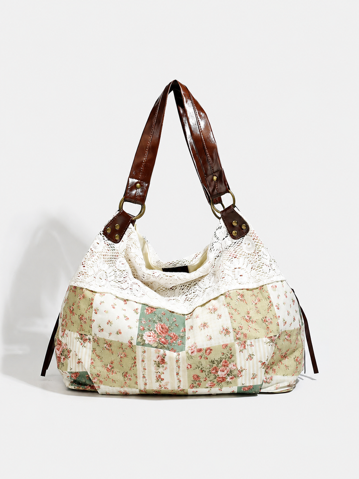 Patchwork Garden Tote Bag