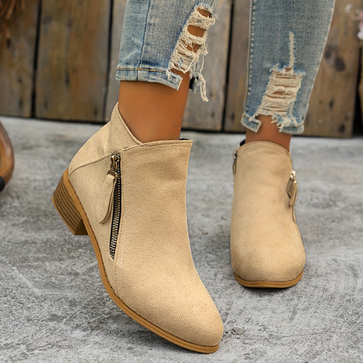Kathleen | Elegant Comfortable Zipper Shoes