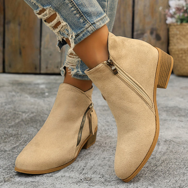 Kathleen | Elegant Comfortable Zipper Shoes