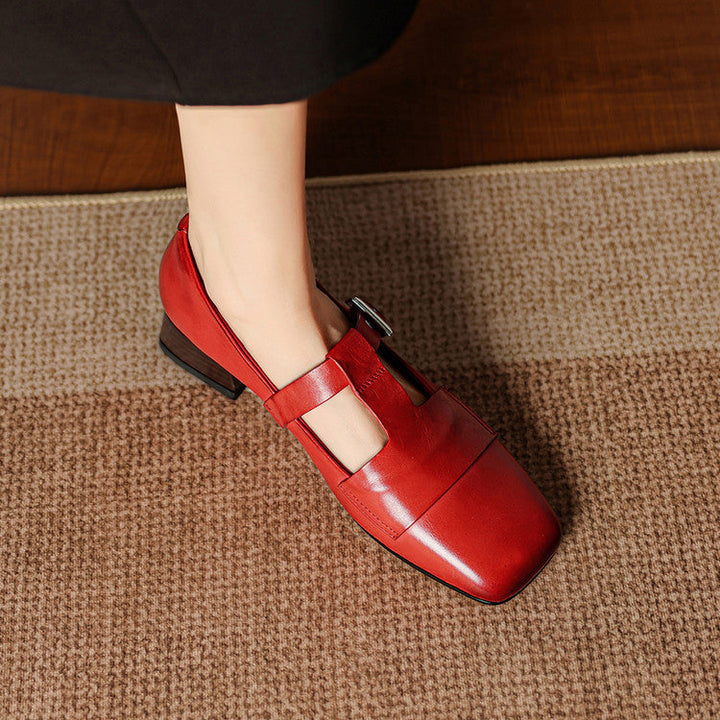 Vela Genuine Leather Heels