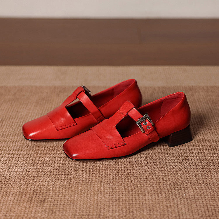 Vela Genuine Leather Heels