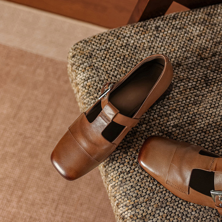 Vela Genuine Leather Heels