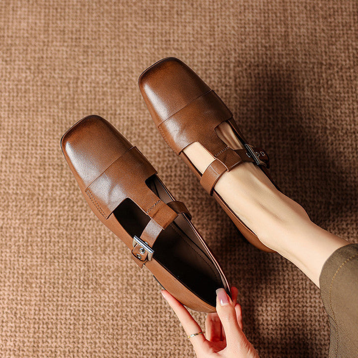 Vela Genuine Leather Heels