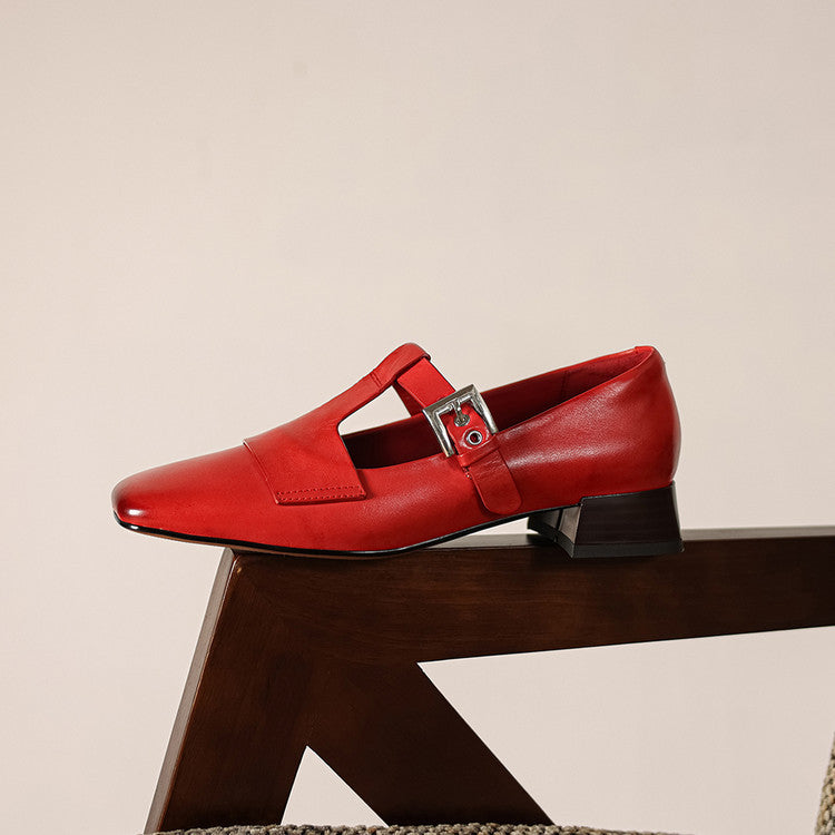 Vela Genuine Leather Heels