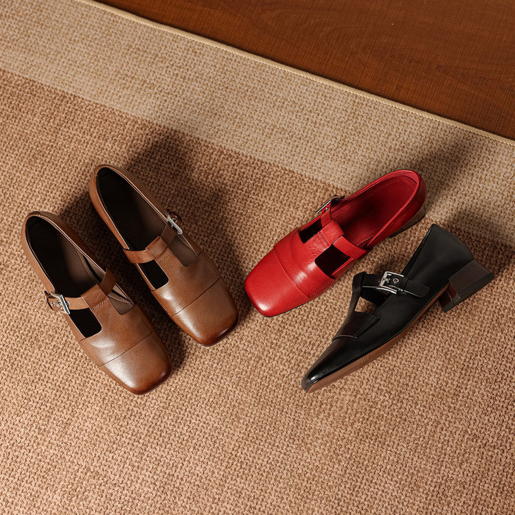 Vela Genuine Leather Heels