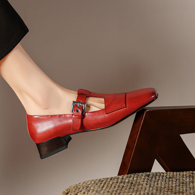 Vela Genuine Leather Heels