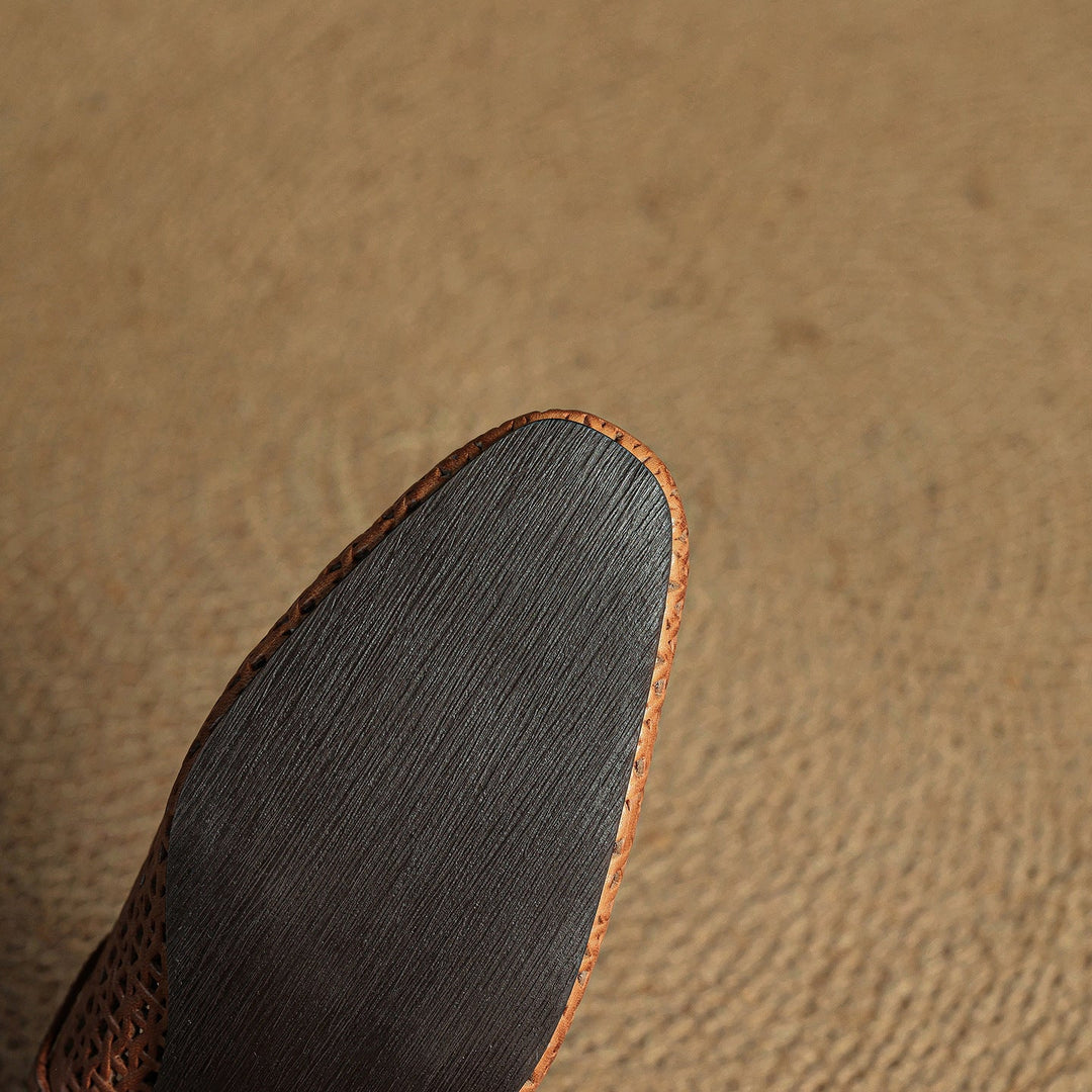Arlen Genuine Leather Mary Jane Mules