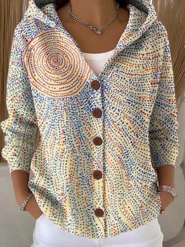 Evelyn | Artistic Warm Long Cardigan