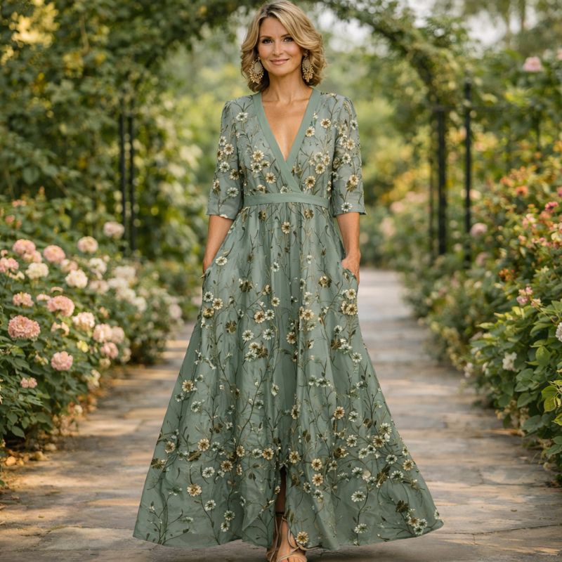Layla™ | Elegant Viscose Dress