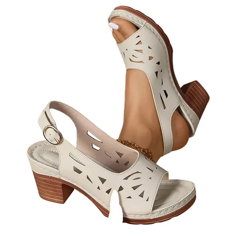 Harriet | Ankle Strap Block Heel Sandals